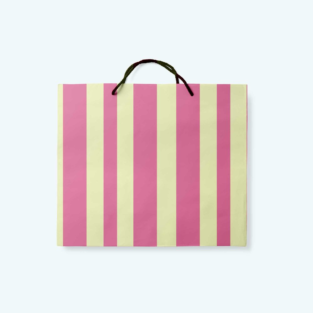 Lines Pattern Paper Bag